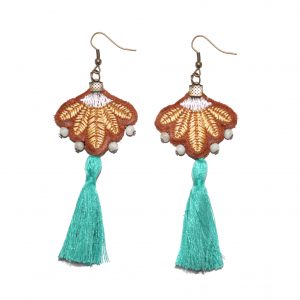 genuine leather earrings
