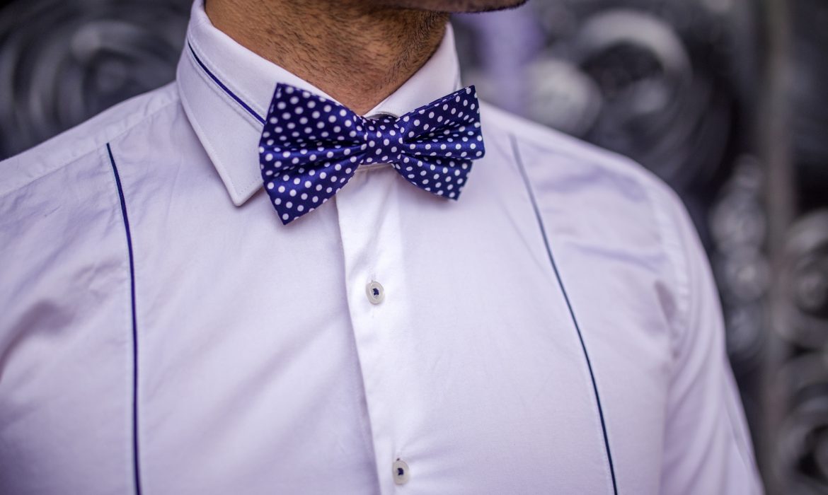 fashion statement with bow tie