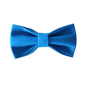 simple uni blue bow tie