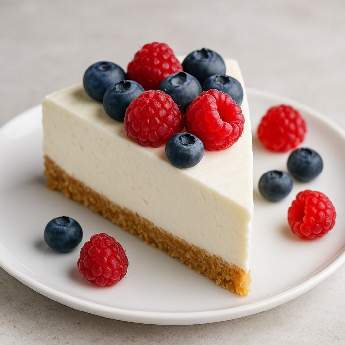 No-Bake Cheesecake with Berries
