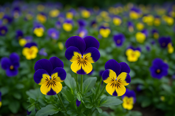 Pansies - Garden flowers that bloom year-round