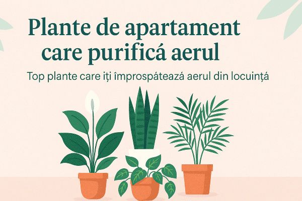 plante verzi care purifica aerul, in ghiveci