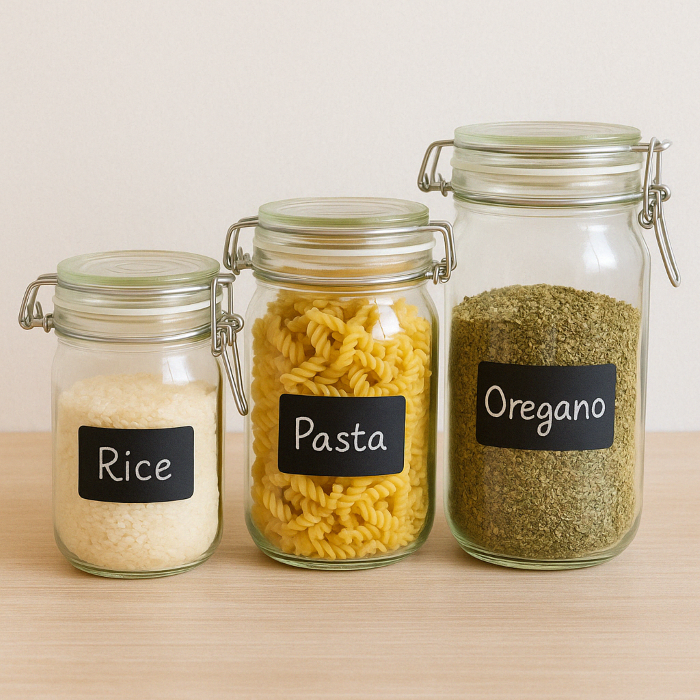 Containers for spices from old jars
