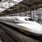 shinkansen train in Japan
