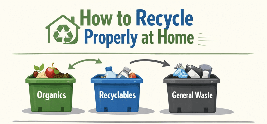 How to Recycle Correctly at Home - complete guide
