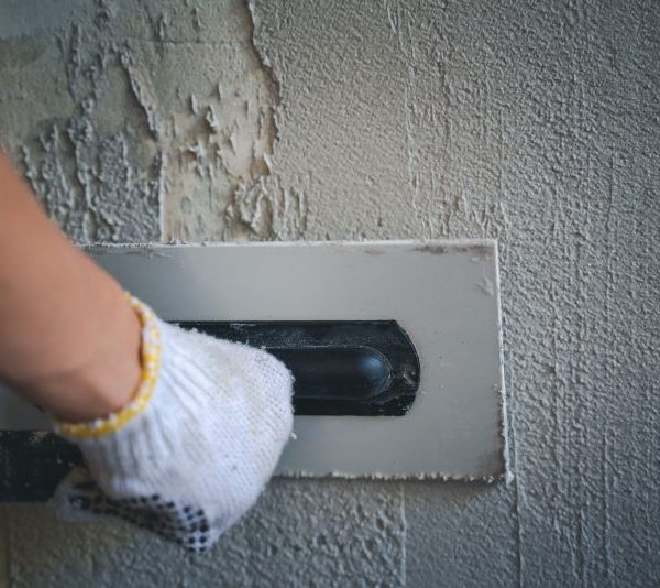 Repairing cracks in interior walls