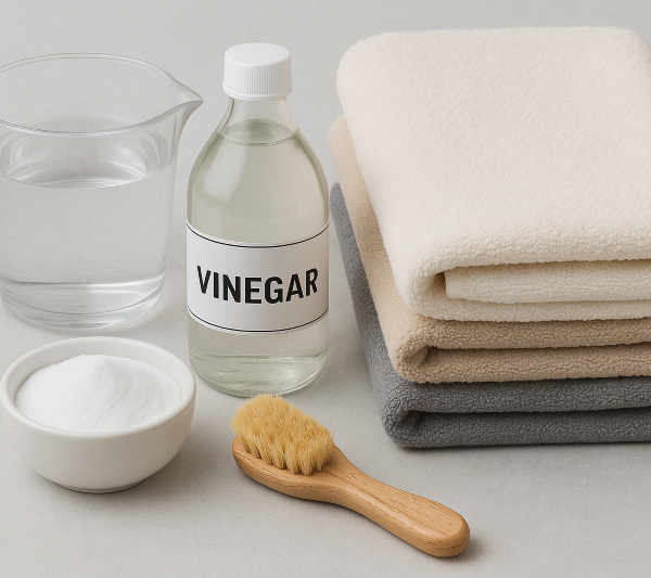 Tricks to soften rough towels