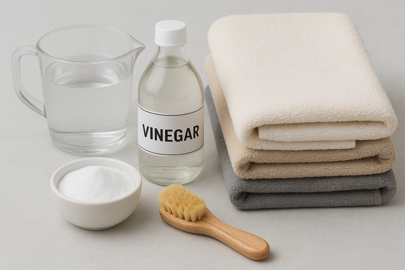 Tricks to soften rough towels