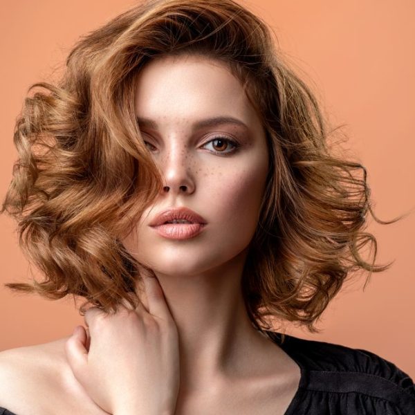 Medium haircuts in soft layers for thin hair