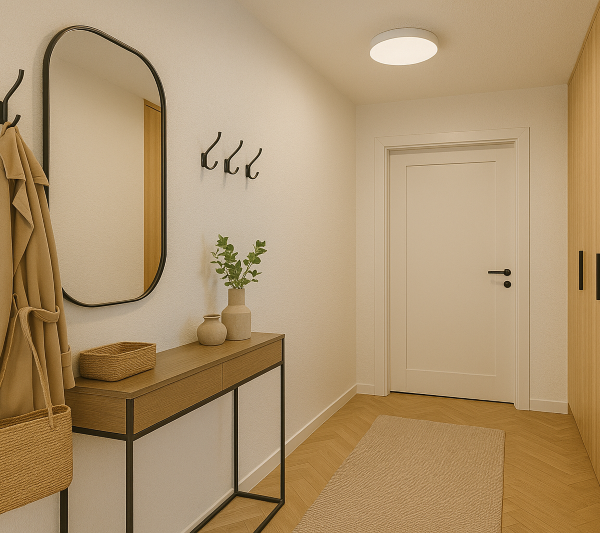 Narrow hallway design ideas