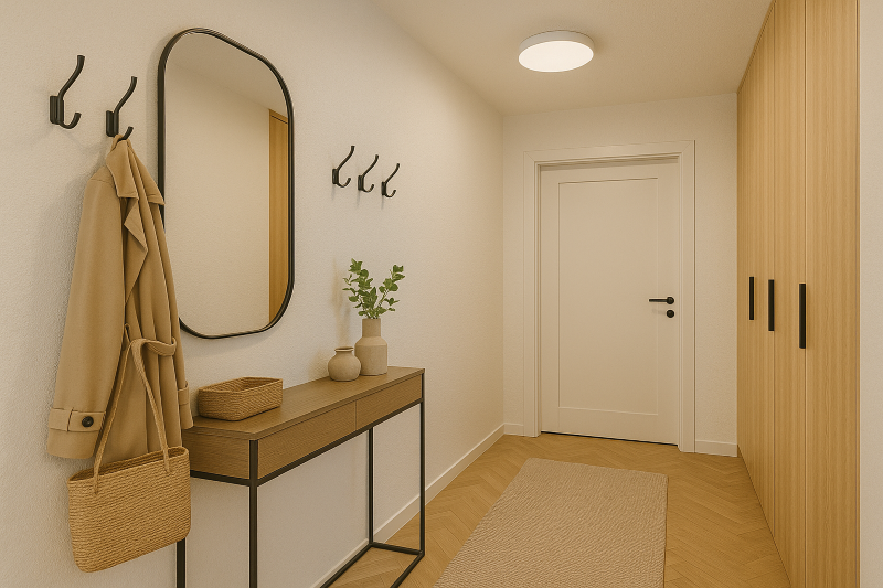 Narrow hallway design ideas