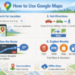 how to use google maps
