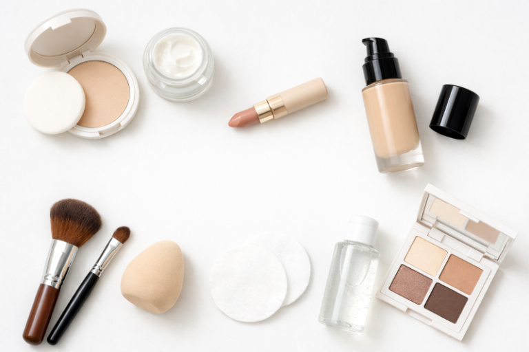 Makeup product arrangement