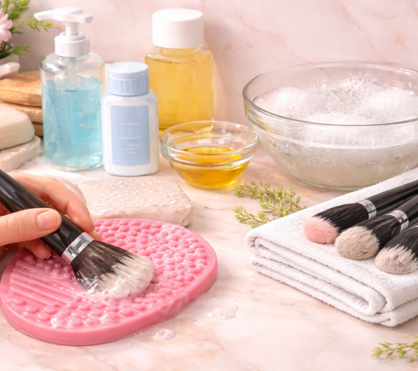 Makeup brush cleaner