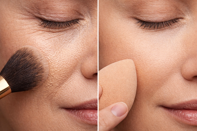 Makeup and application details