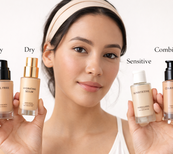 makeup depending on skin type