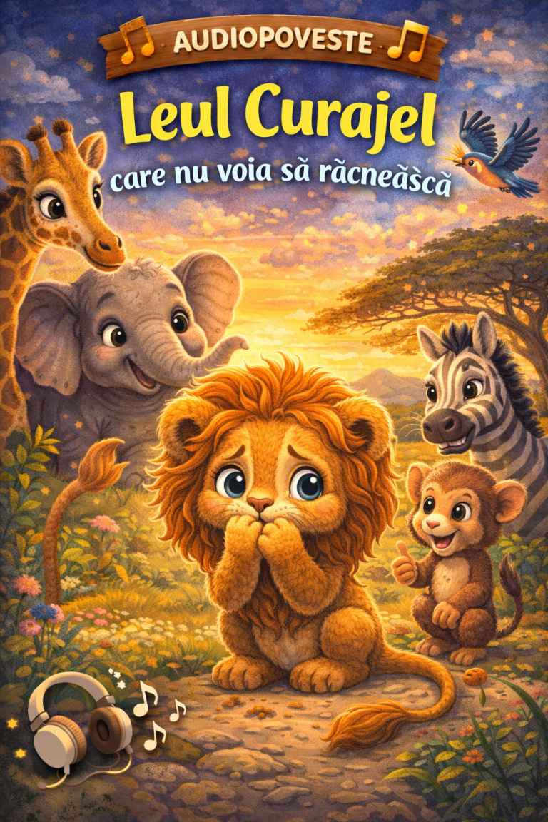 Audiobook Leul Curajel care nu voia să răcnească