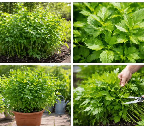 Lovage in the garden and on the terrace
