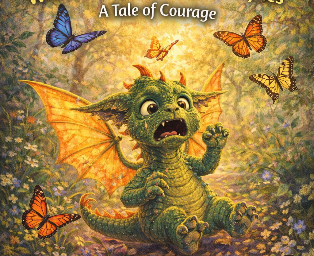 audiobook the Fluttering Dragon Who Was Afraid of Butterflies