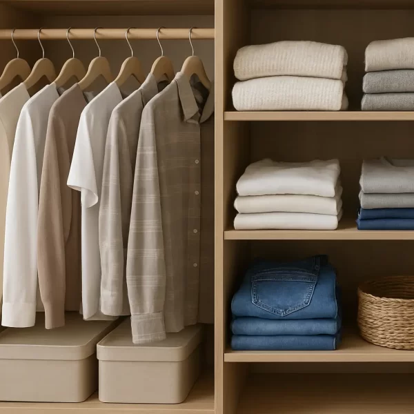 Quickly tidy closet: the category method