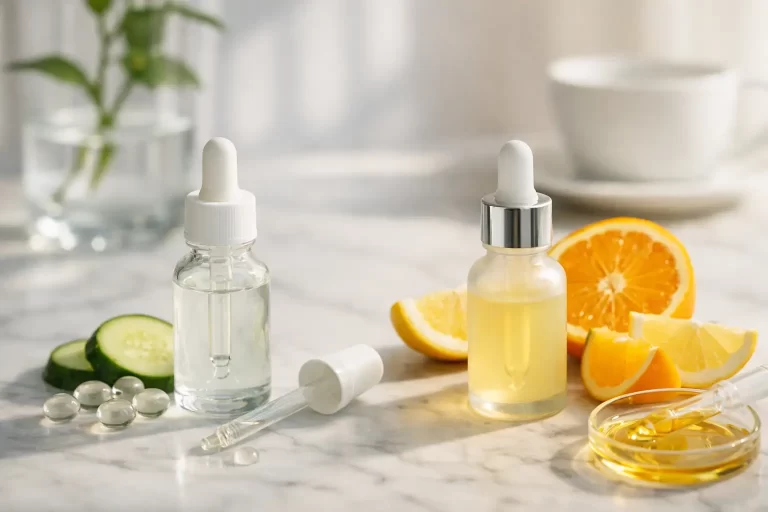 Niacinamidă sau vitamina C dimineața?