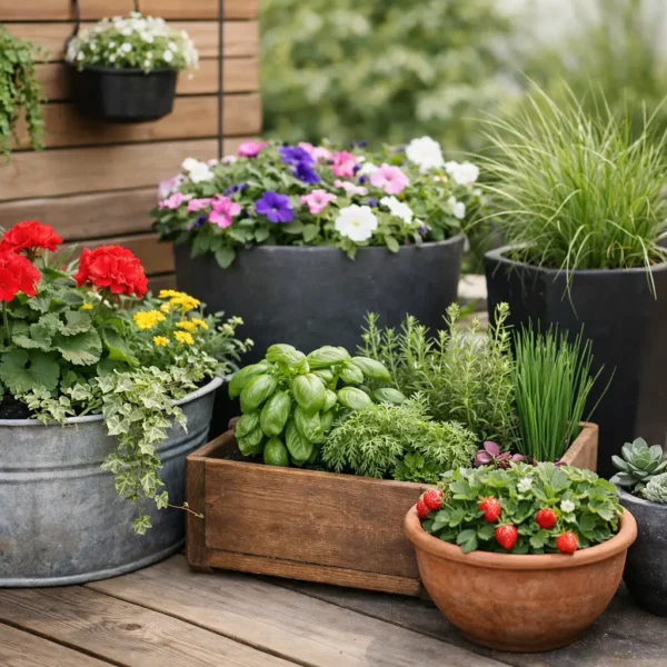12 Container Garden Ideas for Small Spaces