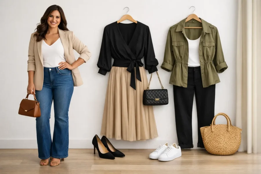 8 Outfit Formulas for Pear Shape