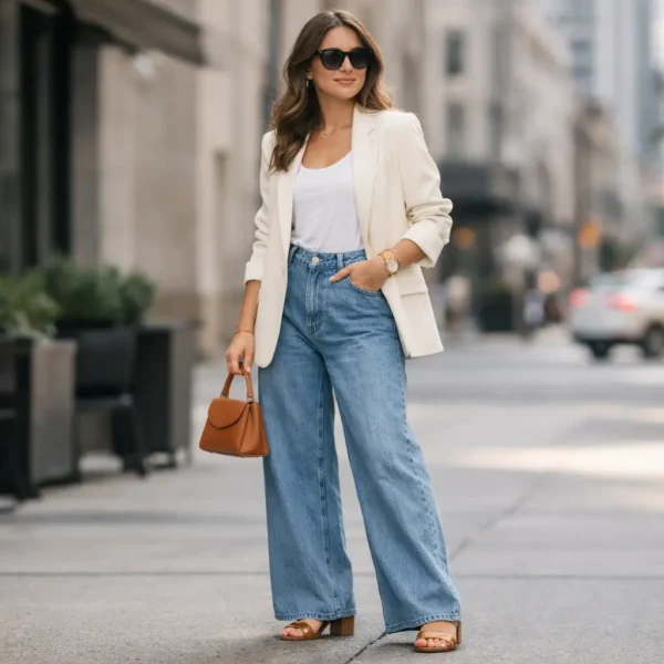How to Style Wide Leg Jeans That Actually Work