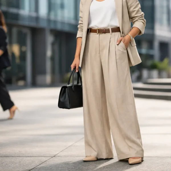 How to Style Wide Leg Pants Well