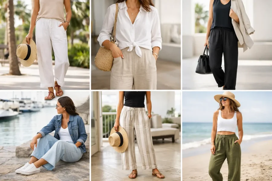 10 Easy Linen Pants Outfits to Copy