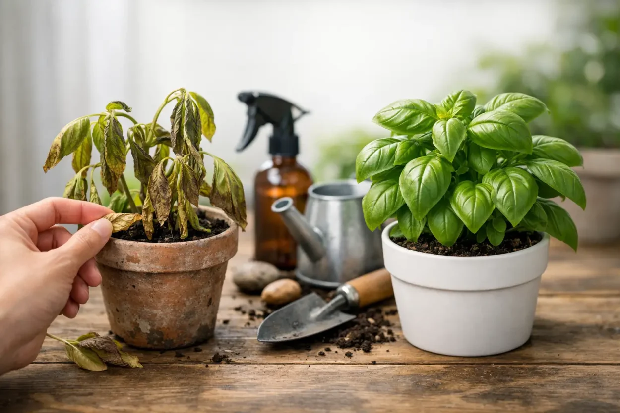 Why Is My Basil Dying? Common Fixes