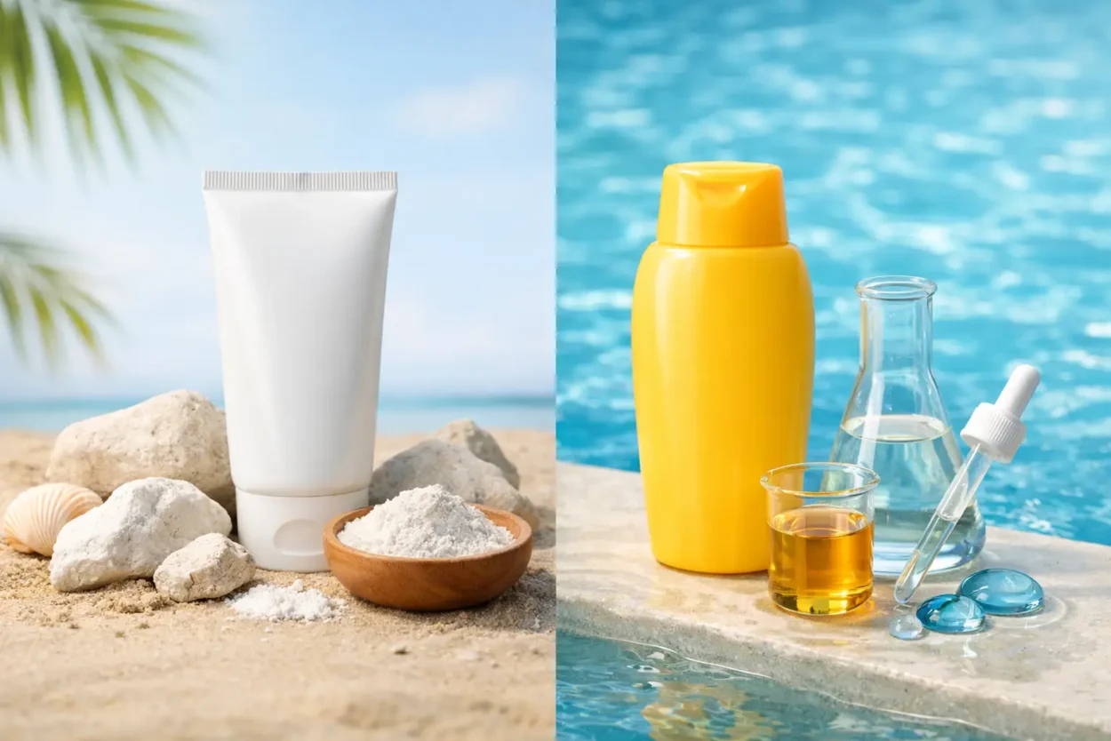Mineral Sunscreen vs Chemical Sunscreen