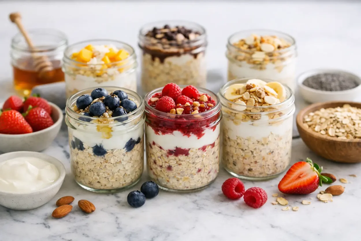 7 Easy Overnight Oats With Yogurt Recipes