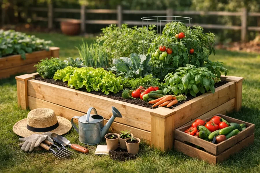 How to Start a Raised Garden in 8 Easy Steps